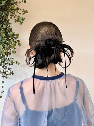 ヘアアレンジ 𝙎𝙚𝙞𝙧𝙖 ☆カット/パーマのヘアスタイル