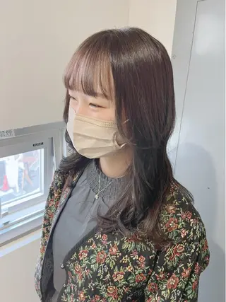 ロング カラー ヘアアレンジ 🤍清楚系 韓国レイヤー🤍拓朗のヘアスタイル