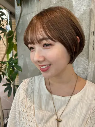 ショート パーマ 松井美樹/似合わせ ガーリー・韓国のヘアスタイル