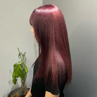 ロング カラー ヘアアレンジ fifth 石川 凪のヘアスタイル