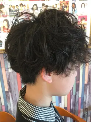 パーマ 井上 真利のヘアスタイル