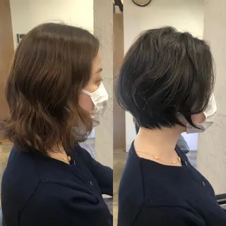 ショート 骨格診断🍃ショート /ショートボブ✨岡元のヘアスタイル