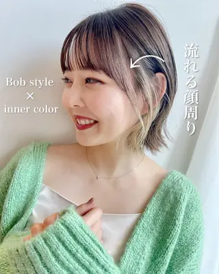 ショート カラー レイヤーカット/ボブ /縮毛矯正✨大輝のヘアスタイル