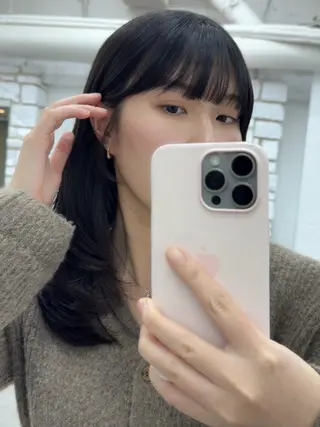 ミディアム I see所属・I see/天王寺/ 髪質改善/本田 唯のヘアスタイル