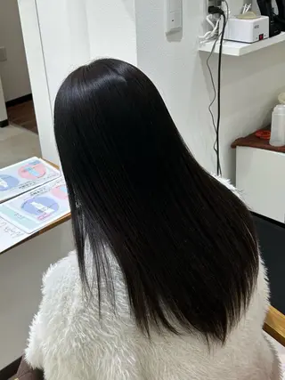 ロング カラー AIJU☺︎カラー/ スパ/ストレートのヘアスタイル