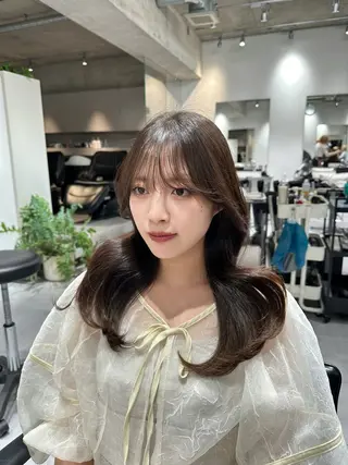 ミディアム 韓国ヘア/レイヤー Yan✂︎のヘアスタイル