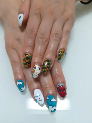 ネイル serapia所属・新家 美紀のネイルデザイン