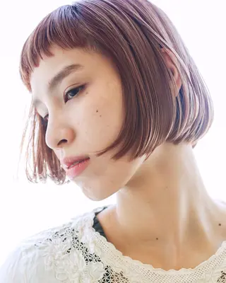 ショート カラー 大久保 優香のヘアスタイル