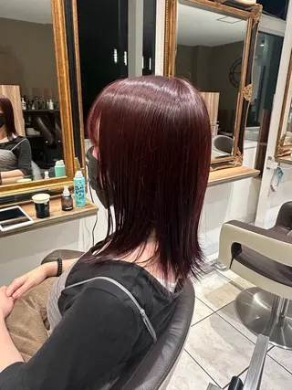 セミロング カラー Ash日暮里 /momijiのヘアスタイル