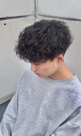ショート パーマ メンズ 【メンズ特化美容師】 🐍NAO🐍のヘアスタイル