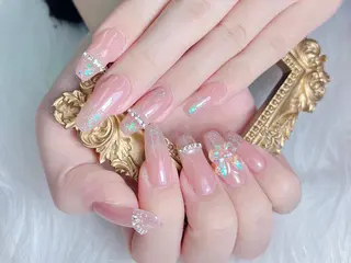 ロング princess👑 木戸　唯のネイルデザイン