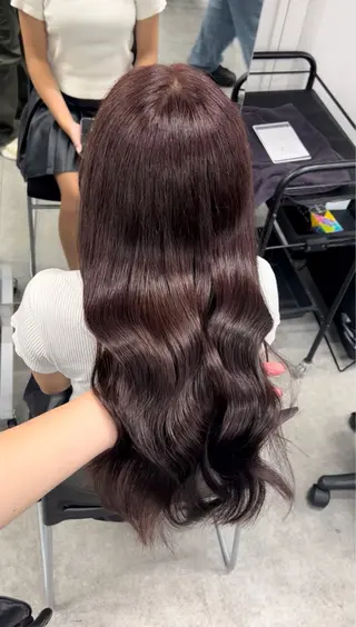 カラー 透明感ベージュ🤎 ナチュラルレイヤーのヘアスタイル