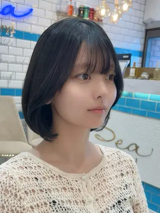 ショート ボブ/レイヤーボブ/ 髪質改善/梶川 夏季のヘアスタイル