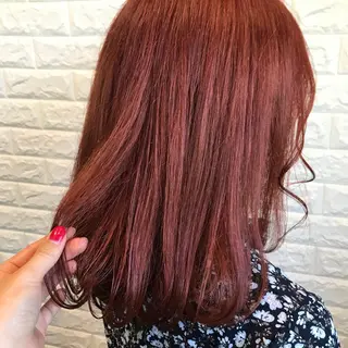 ミディアム カラー ヘアアレンジ 烏丸韓国ヘア🇰🇷 ayaka🎀のヘアスタイル