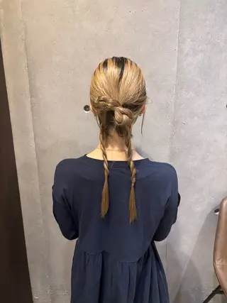 ロング ヘアアレンジ しみず さくら🌸のヘアスタイル