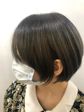 カラー ベージュカラー🤎 ayaのヘアスタイル