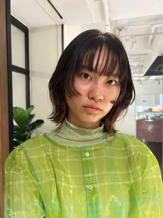 ミディアム カラー カラーリスト IKUHOのヘアスタイル