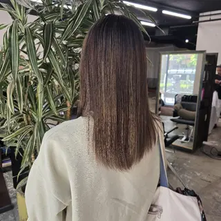 カラー ロング ハヤシ マユ ✂ 府中美容室のヘアスタイル