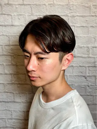 ショート パーマ ヘアアレンジ メンズ キッズ メンズカット/パーマ 山崎航平💈のヘアスタイル