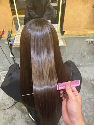 ロング うる艶縮毛カラー✨ たいよう☀️のヘアスタイル