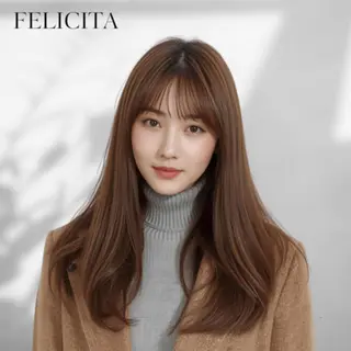 セミロング カラーリスト 🌈須田 純子のヘアスタイル