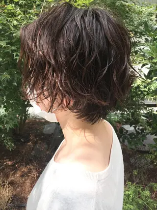 ショート パーマ Hareru 豊田 修廣のヘアスタイル