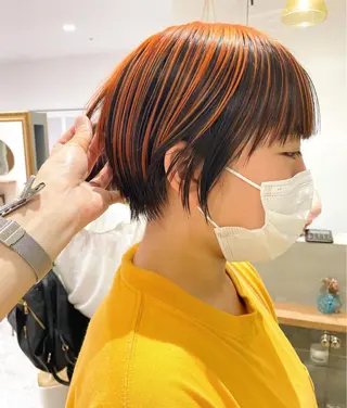 ショート カラー circus by KENJE 町田店のヘアスタイル