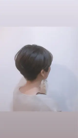 ショート カラー ヘアアレンジ アイラッシュ/美容室 個室/瀬戸 一菜のヘアスタイル