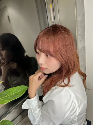 ロング カラー エクステ ダブルカラー新宿のヘアスタイル