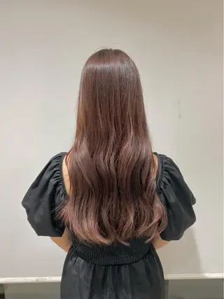 ロング カラー mei / レイヤー 顔まわり 🤍のヘアスタイル