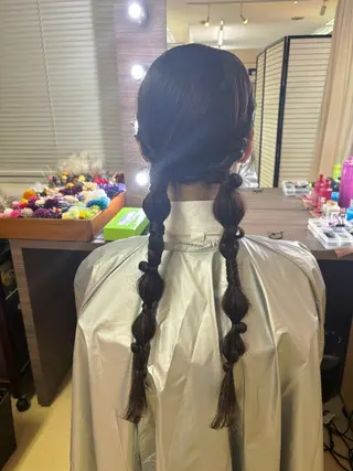 ロング ヘアアレンジ マンツーマン 縮毛矯正/マユコのヘアスタイル