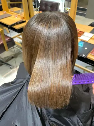 ミディアム 清家 /人生を変える 髪質改善ストレートのヘアスタイル