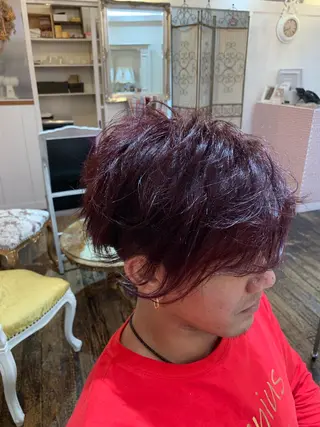 ショート カラー メンズ NAGONSTYLE 高塩知輝のヘアスタイル