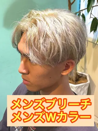 ショート カラー メンズ メンズパーマ&メンズ 縮毛矯正/平野/渋谷のヘアスタイル