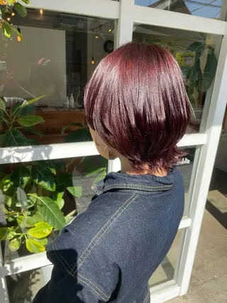 ショート カラー ヘアアレンジ 鴫原 亜弥のヘアスタイル