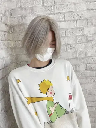 ショート カラー EARTH 越谷店のヘアスタイル