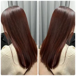 ロング カラー 石川 晴那のヘアスタイル