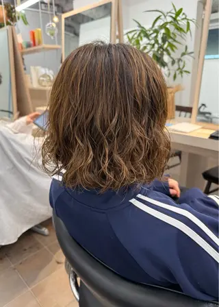 ミディアム miwa/ボブパーマ /モードボブのヘアスタイル