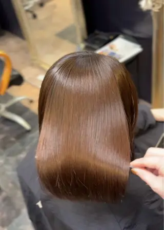 ミディアム 店長 ハイトーン× 髪質改善/舘野 涼太のヘアスタイル