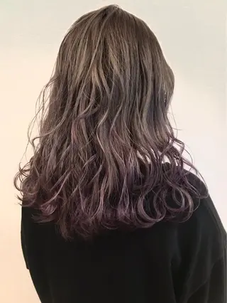 セミロング カラー 杉田 健太のヘアスタイル