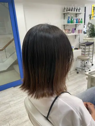 ミディアム 新籾 尚哉のヘアスタイル