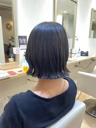 ショート 縮毛矯正ボブ/ 髪質改善/カットのヘアスタイル