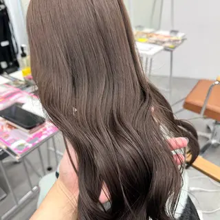ロング カラー ヘアアレンジ ブリーチなしカラー /新百合ヶ丘/安形翔のヘアスタイル