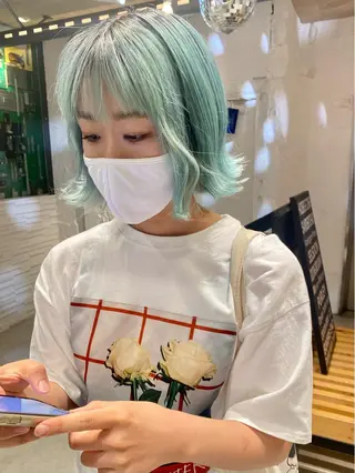 ミディアム カラー welring hair salonのヘアスタイル