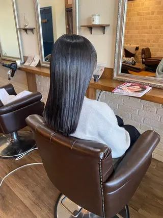 ロング Hair & Eyelash Riche所属・肥田 夕蘭のヘアスタイル