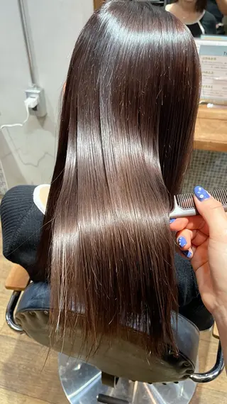 ロング カラー 💘韓国レイヤー上 品カラーruru💘のヘアスタイル