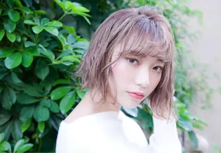 ショート カラー ヘアアレンジ 金子 廉のヘアスタイル