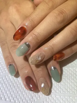ミディアム shandy nailのネイルデザイン