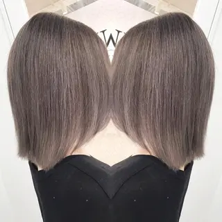 ミディアム カラー ヘアアレンジ 縮毛矯正 髪質改善寺坂雄飛💐のヘアスタイル