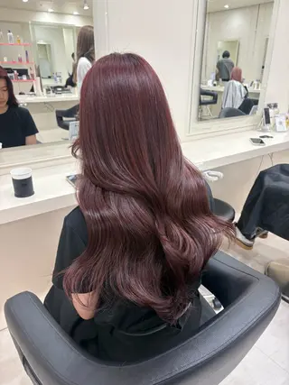 ミディアム カラー ヘアアレンジ 💟RINNA 艶カラー💟のヘアスタイル